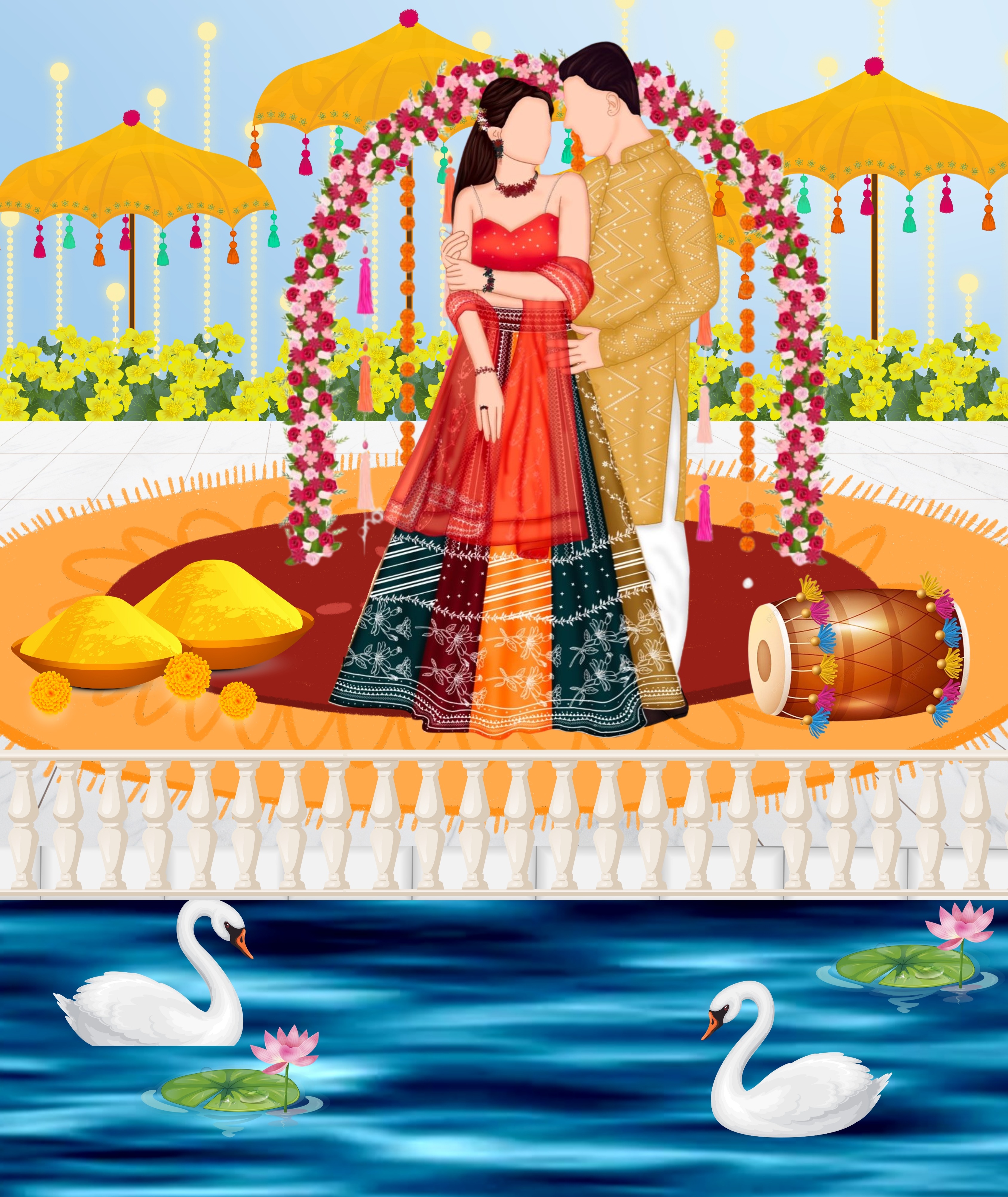 Haldi Ki Roshni Invite